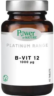 Platinum Range B-Vit 12, 1000 mg, 60 tablete, Power of Nature