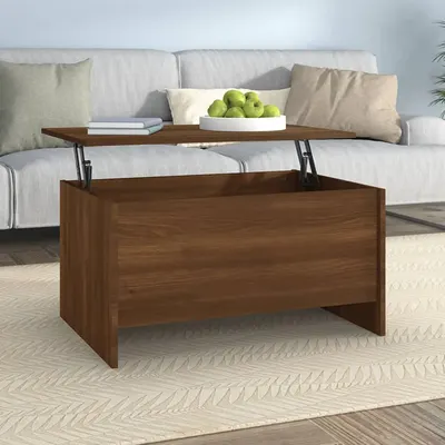 vidaXL Măsuță de cafea, stejar maro, 80x55,5x41,5 cm, lemn prelucrat