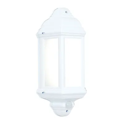 Aplica pentru iluminat decorativ exterior, Halbury PIR 1lt wall IP44 7W cool white