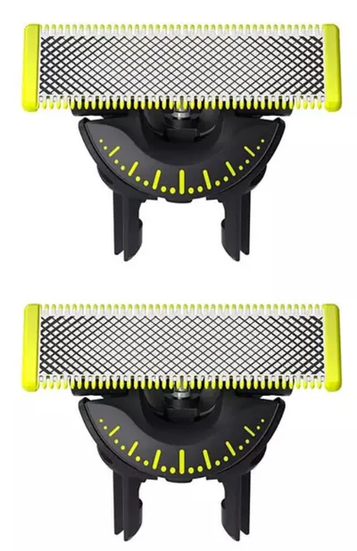 Lame de rezervă pentru trimmer Philips - One Blade QP420, negre/verzi