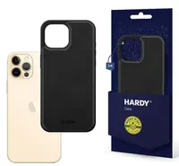 Husă 3mk - Hardy Apple Silky Leather, iPhone 16 Plus, negru