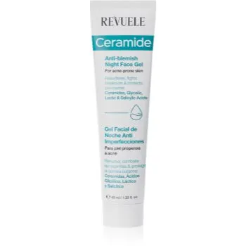 Revuele Ceramide Anti-Blemish Night Face Gel gel împotriva imperfecțiunilor pentru noapte