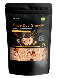 Granola cu mango si coacaze negre Super Duo, 250g, Niavis