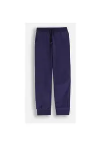 Pantaloni de trening cu model uni si talie ajustabila