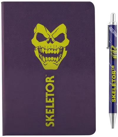 Set caiet cu pix CineReplicas Animation: MOTU - Skeletor