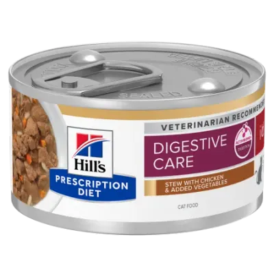 Conserva dietetica pentru pisici Hill s PD Digestive Care I D cu pui 82 gr