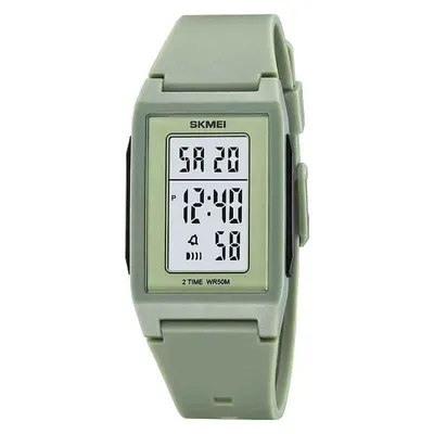 Ceas Digital SKMEI 2321 Verde Sage - Design Minimalist, Waterproof 50M