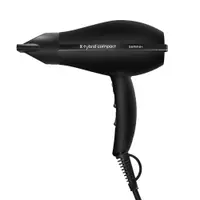 Uscător de păr GammaPiu – X-Hybrid Compact, 1800W, 3 viteze, negru mat
