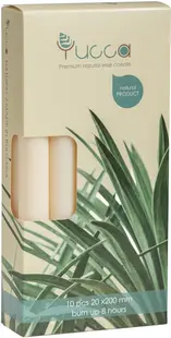 Set de lumânări Yucca - Ecru , 10 buc.