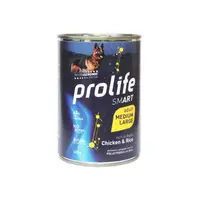 Hrana umeda caini, Prolife Adult Smart Medium & Large, Pui & Orez, 400 g