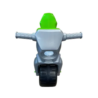 Ride-On pentru copii fara pedale Burak Toys green, roti late, greutate maxima admisa 20 kg