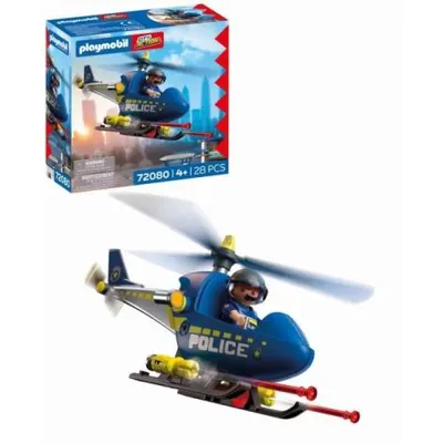 Playmobil - Jucarie de rol Elicopter de politie