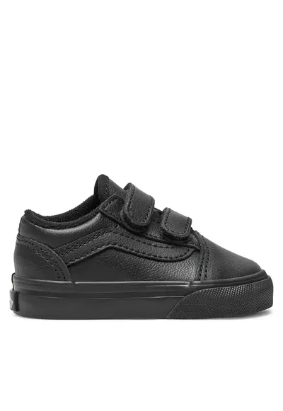 Tenisi copii - unisex - piele naturala - negru