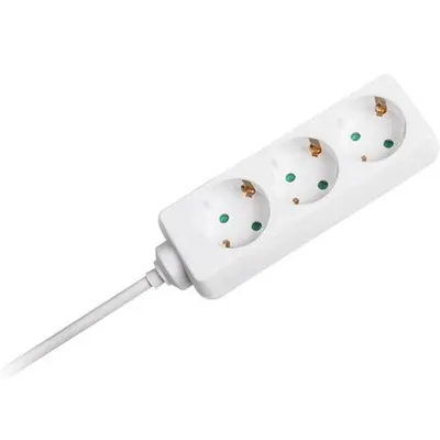 Prelungitor 3 cai 1.5M(3G1.5MM2) alb V-TAC SKU-8754
