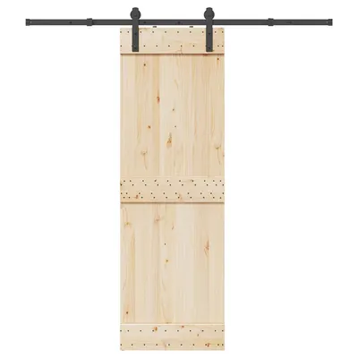 Gossi set feronerie pentru usi glisante, negru, 200 cm, otel