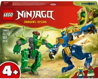 Constructor LEGO Ninjago - Bătălia cu roboții dragon a lui Jay (71853)