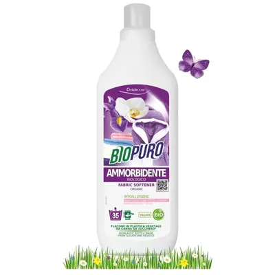 Balsam pentru rufe cu iris si orhidee hipoalergen ecologic 1l Biopuro