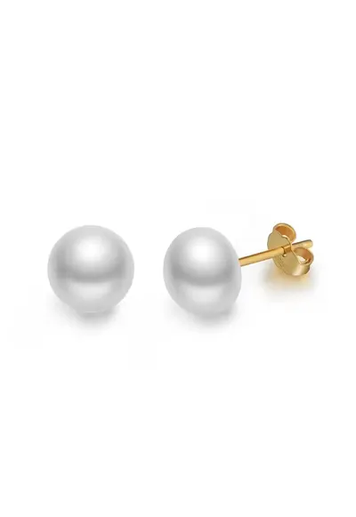 Cercei Stud din Argint 925 - pentru femei - - Alb perlat