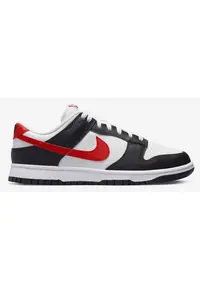 Tenisi Dunk Low Retro FB3354-001 Alb Negru Piele naturala/ecologica - Alb/Negru