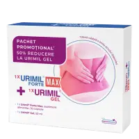 Pachet Urimil Forte Max 30 capsule + Urimil gel 50 ml, NaturPharma