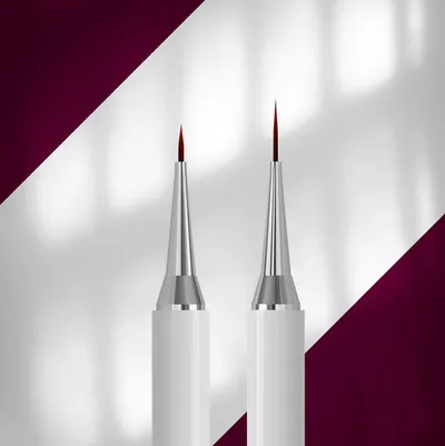 STALEKS EXCLUSIVE NBX-01/11 Pensulă dublă – liner 7 mm / pensulă pentru gel 12 mm