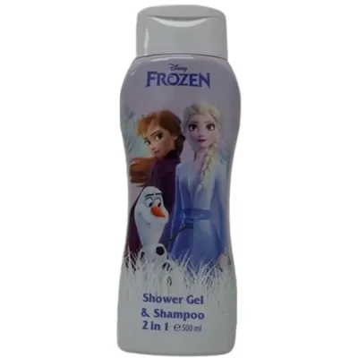 Gel Dus si Sampon 2 in 1 Air Val Frozen, 500 ml