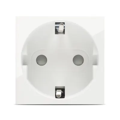 Moda Voice, priza Schuko protectie copii 2M, alb, Elbi