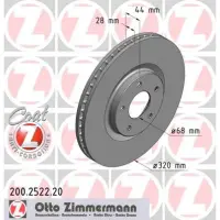 Disc frana ZIMMERMANN 200.2522.20