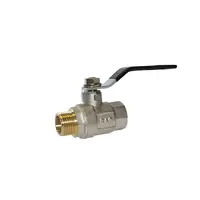 Robinet cu sfera pentru apa Mistral M/F 1'' cu maneta neagra