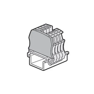 End cap Viking 3 - pentru screw terminal blocks 2 entries/2 outlets
