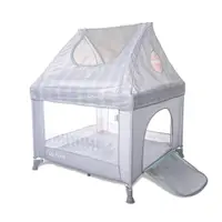 Tarc de joaca pentru copii Lorelli My Place Grey tip casuta 100 x 100 x 125 cm