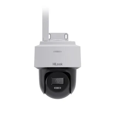 Camera supraveghere IP wireless WiFi PT Hikvision HiLook PTZ-N2C400I-W(W), 4 MP, IR 30 m, slot card, 2.8 mm, microfon, difuzor, detectie miscare