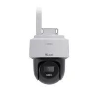 Camera supraveghere IP wireless WiFi PT Hikvision HiLook PTZ-N2C400I-W(W), 4 MP, IR 30 m, slot card, 2.8 mm, microfon, difuzor, detectie miscare