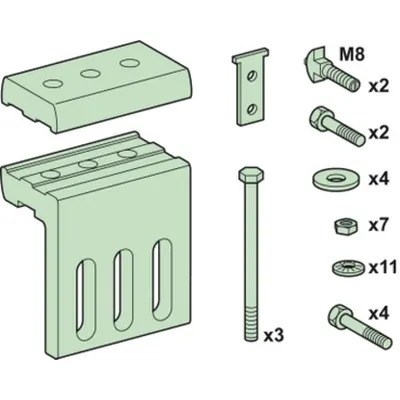 Placi de conectare 4000A, 10mm HZ