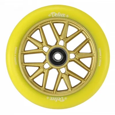 Roți Trotinetă - 120 mm - Delux - Galben / Galben - Blunt Scooters