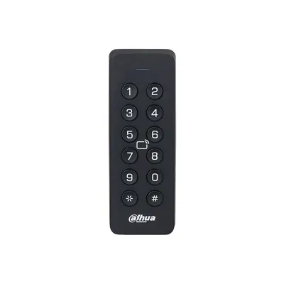 Cititor control acces de exterior Dahua ASR2101H, 13.56 Mhz, IC card/cod PIN, RS-485/Wiegand, tamper