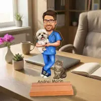 Caricatura pentru Veterinar- Statueta Personalizata tip Trofeu