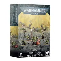 Warhammer - Ork Runtherd and Gretchin