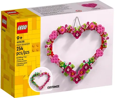 Constructor LEGO Iconic - Ornament inimă (40638)