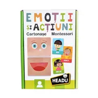 Joc educativ Headu Montessori Emotii si Actiuni in Limba Romana