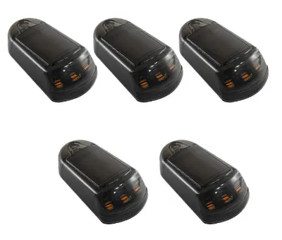 Set 5 lumini solare pentru acoperisul masinii cu inductie de lumina