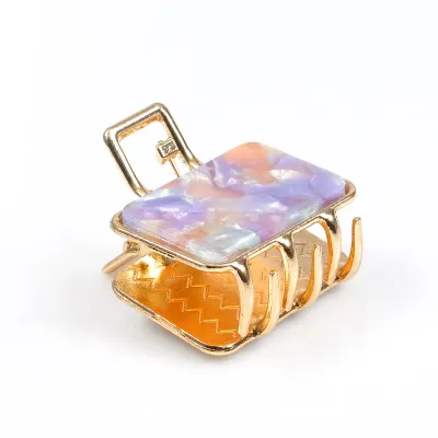 Cleste de par multicolor cu aspect marmorat