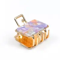 Cleste de par multicolor cu aspect marmorat
