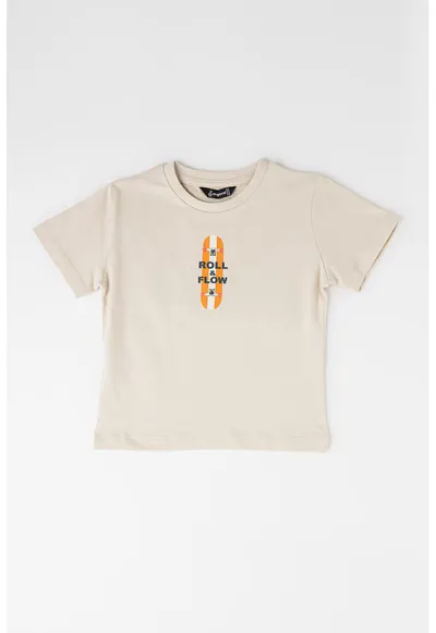 Tricou de bumbac - Maro taupe