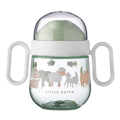 Cană pentru copii verde-deschis din tritan 200 ml Little Farm by Little Dutch – Mepal