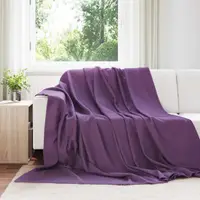 vidaXL Pături de aruncat 24 buc. Violet 270 x 240 cm 22.56 kg Molton