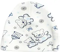 Căciulă pentru bebeluși Rainy - Ursuleț de pluș albastru, 56 cm, 1-2 luni