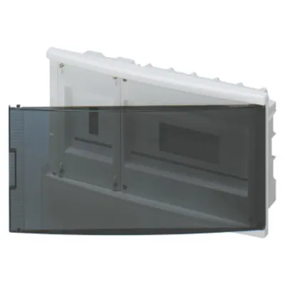 Tablou Electric To House Icp Power Limiting Circuit Breaker - Flush Mounting Spanish Standard -Sealable - 4+12m - With Smoked Transparent Door-Ip40