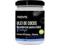 Ulei de cocos dezodorizat pentru gatit RBD ecologic, 500ml, Niavis