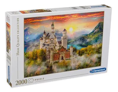Puzzle Clementoni din 2000 de piese - Castelul Neuschwanstein, Germania, Aimee Stewart
